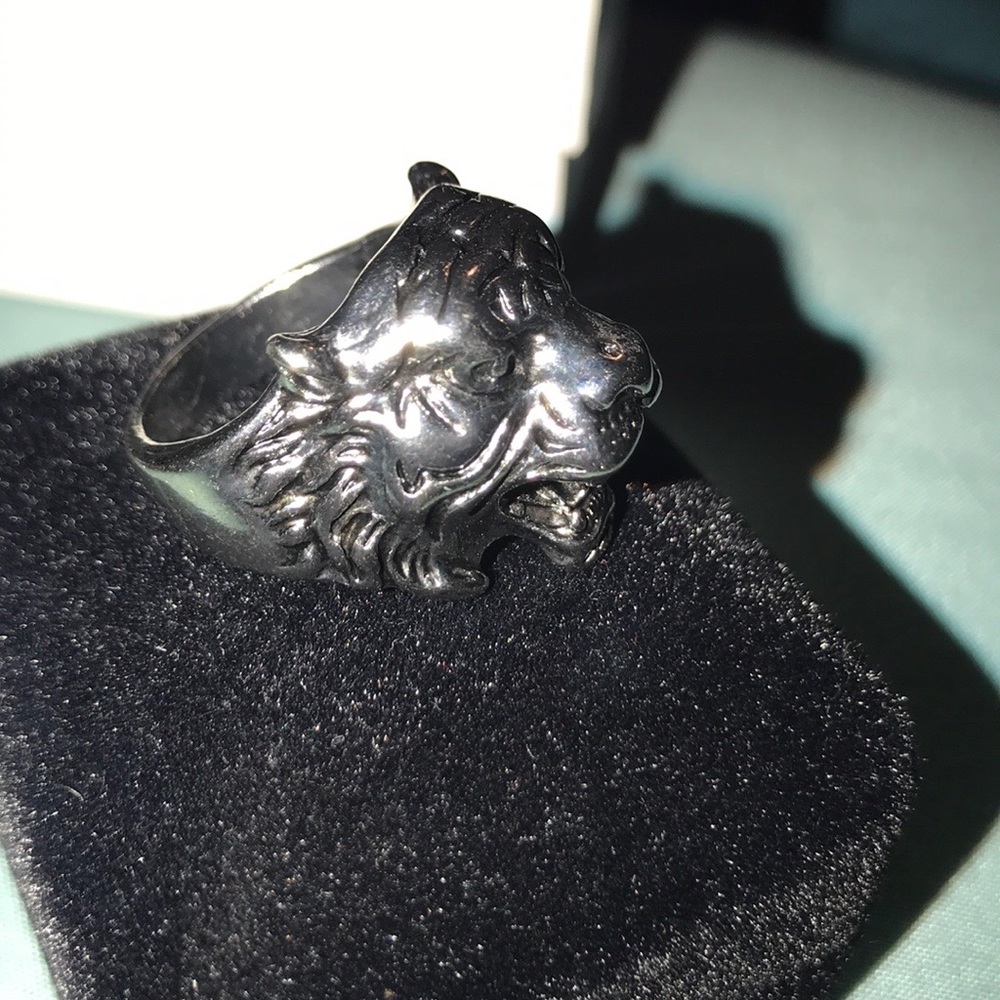 New Men’s Stainless Steele Tiger 🐅 Ring - Picture 8 of 8